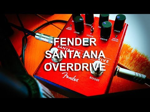 Fender Santa Ana Overdrive 2018 - Present - Red image 6