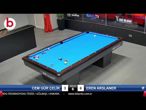 CEM GÜR ÇELİK & EREN  ARSLANER Bilardo Maçı - 