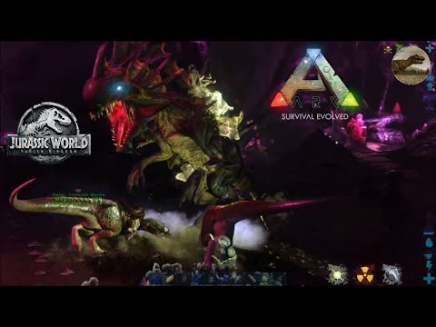 Two Low Level Megalosaurus Taking On A Reaper Queen | Ark Survival Evolved Aberration Gameplay