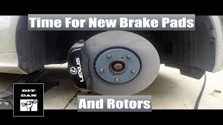 How To Change The Front Brake Pads And Rotors On A Lexus GS350 and IS350