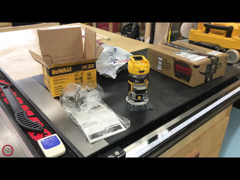 Dewalt DCW600 Cordless Compact Router Unboxing