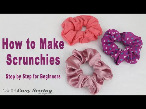 How to Make Scrunchies - DIY Scrunchie Tutorial for Beginners