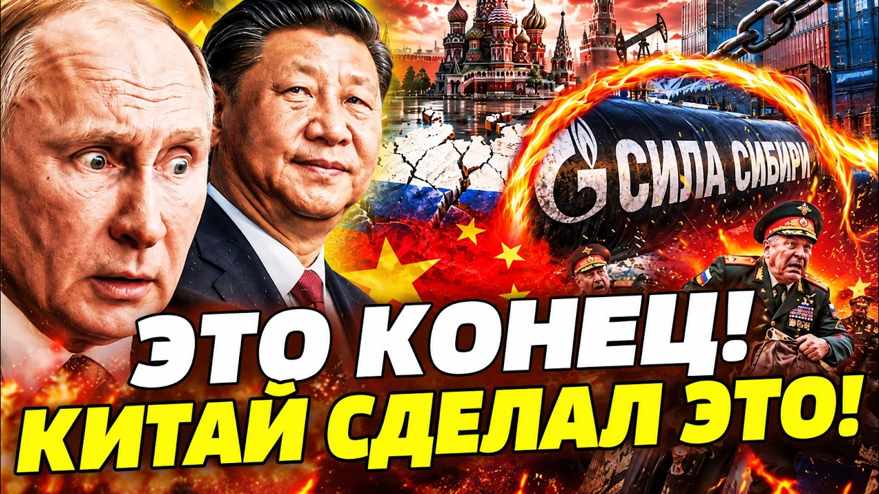 💥 ИСТОРИЧЕСКИЙ ПРОВАЛ РФ! СИ ЦЗИНЬПИН ПОСТАВИЛ КРЕМЛЬ НА КОЛЕНИ! СУЩЕЕ УНИЖ?