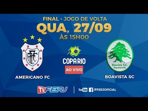 TV FERJ - AMERICANO X BOAVISTA - COPA RIO FINAL VOLTA