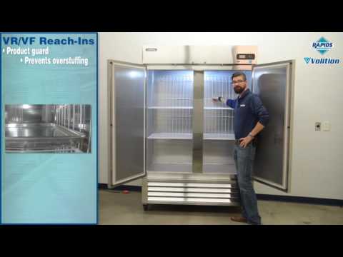 Commercial reach-in refrigerators and freezers features
