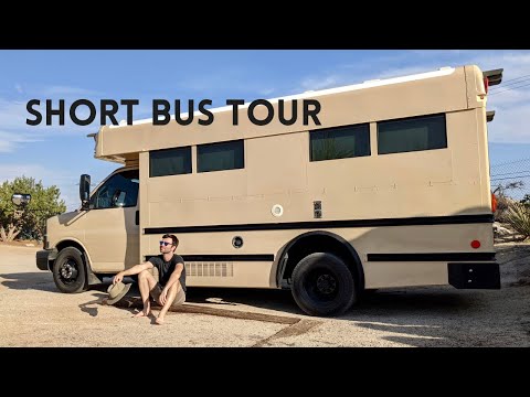 Short Skoolie Tour | 5-Window Stunning Conversion