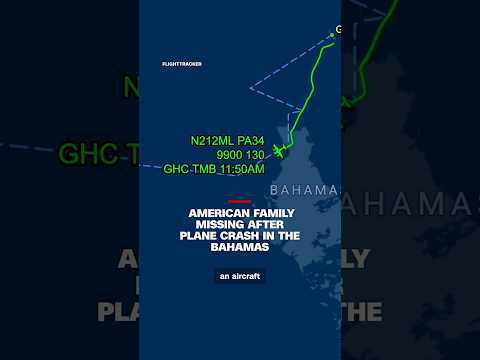 Family missing after plane disappears near the Bahamas