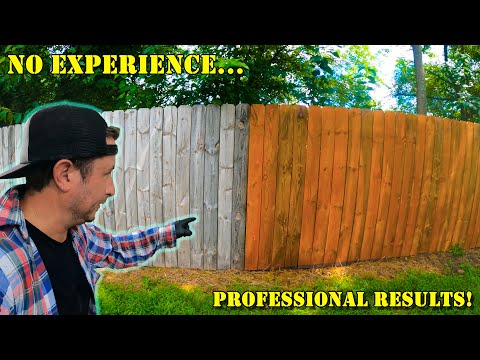 Fastest & Cheapest Way to Paint or Stain Your Fence, Deck, or House | $150 Vevor Airless Sprayer