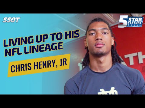 Chris Henry Jr: From NFL Legacy to Future Great