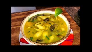 Curry Pasta Soup - healthy recipe channel