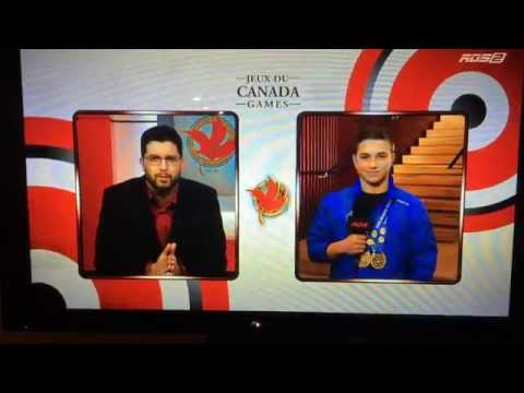 Jérémy Chartier à RDS - Jeux du Canada d'hiver 2015