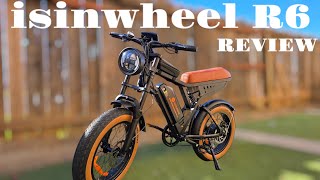 isinwheel R6 - Retro Electric Bike - Unboxing and detailed Review