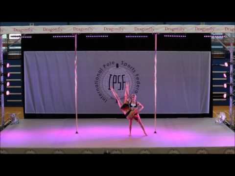 WORLD POLE SPORTS DOUBLES TRICKS AND ACROBATICS