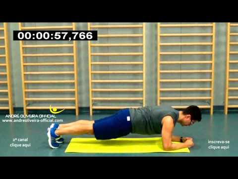 PRANCHA 3 X 1 minuto - Treino abdominal - HD