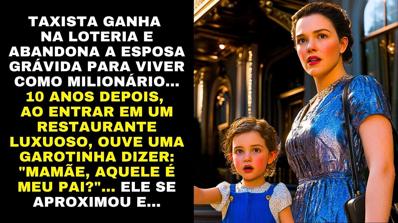 TAXISTA GANHA NA LOTERIA E ABANDONA A ESPOSA GRÁVIDA PARA VIVER COMO MILIONÁRIO...10 ANOS DEPOIS...