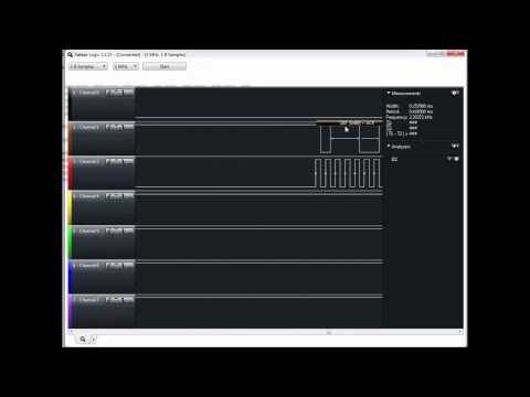 Decoding a Webkey's EEPROM I2C bus with the Saleae Logic Analyzer