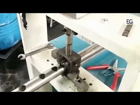 Полуавтоматический станок для пробивки отверстий в трубах BR60NC