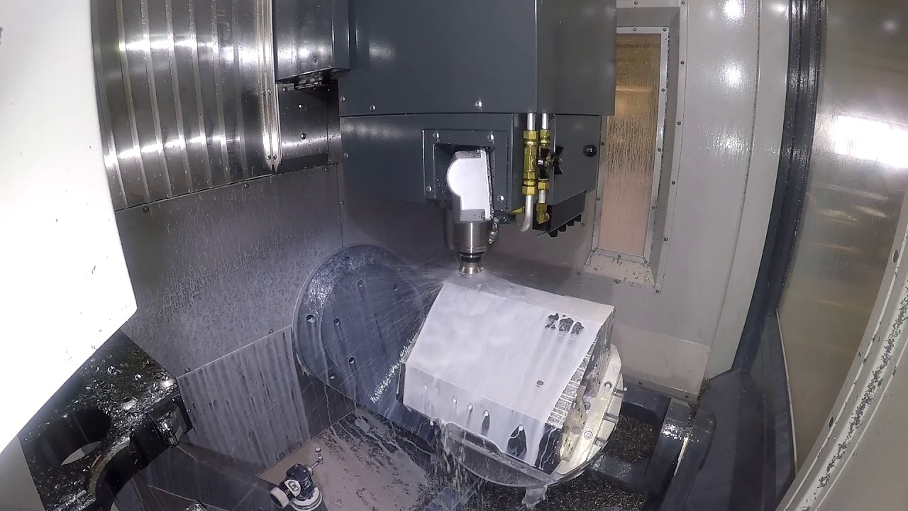 Big block of 42CrMo4 on the Haas UMC750!