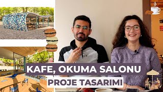 Kafe, Okuma Salonu, İç Mimari Tasarımı | Funda Akdağ