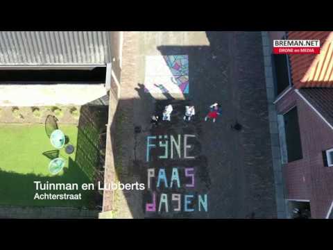 11-04-2020 Straattekening in Genemuiden tijdens Corona