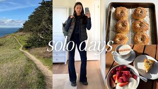 how I spend my time alone | hiking, baking, & solo shopping