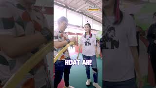 Limbu got big snake at the Together, for Better Roadshow, snake year sure HUAT! 🐍😁🧧