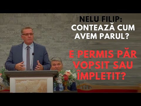 Nelu Filip: Contează cum avem parul? E permis păr vopsit, sau împletit?