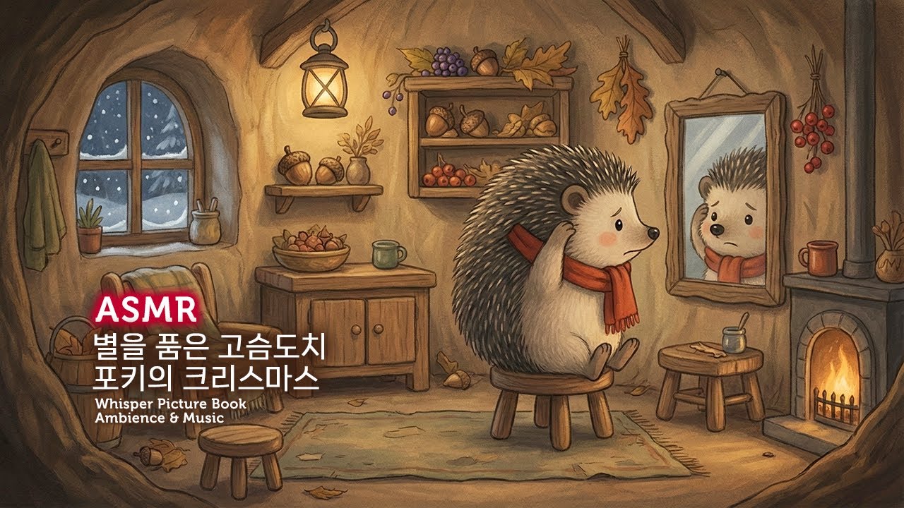 ASMR 소곤소곤 그림책 | 나의 다름은 틀림이 아닌 힘이다🎄크리스마스 캐롤과 겨울 소리 가득