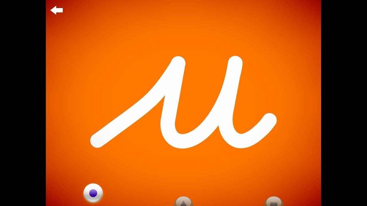 The letter u - Learn the Alphabet and Cursive Writing!