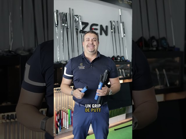 Vídeo relacionado con Studio Crafted 0 Putts Given Pistolero Style Golf Putter Grip de tamaño mediano para hombres y mujeres (gris)