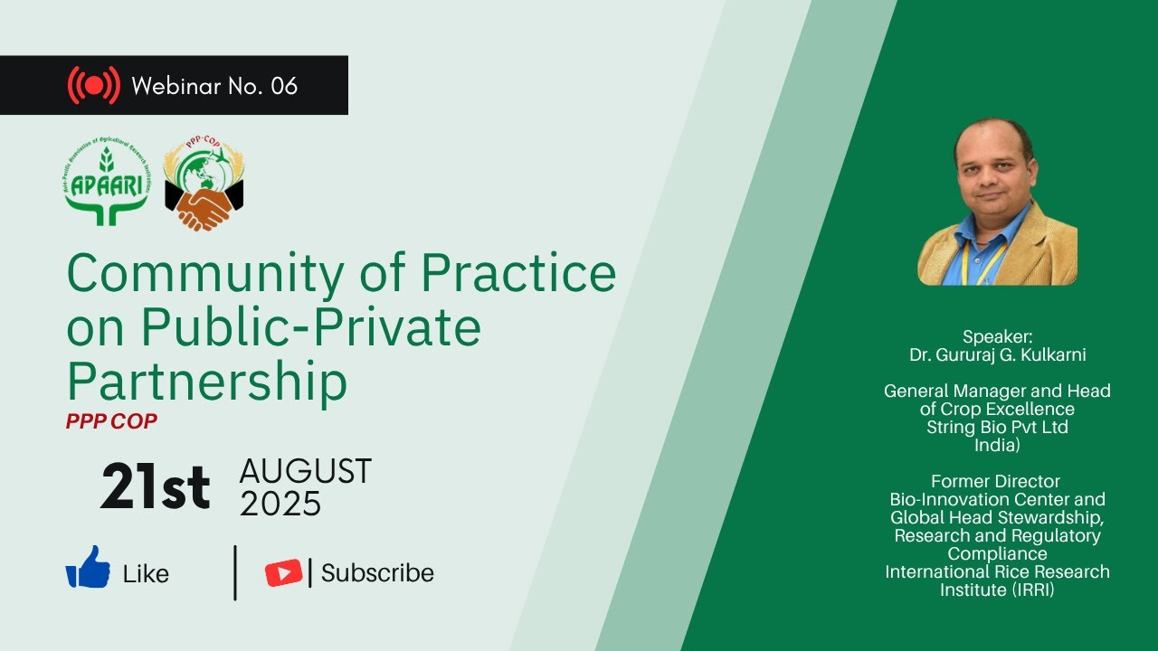 PPP Community of Practice (CoP): 6th Session - 21 August 2025