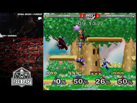CFL Smackdown 251 Melee - Forrest + Krudo vs Sigh + Sandbag - Doubles LF