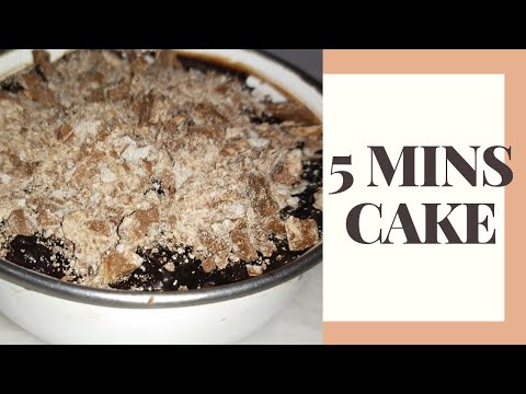 Chocolate Ganache | 5 minutes cake | velvety chocolate with crunch topping | Easy Chocolate