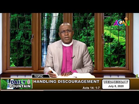 DAILY FOUNTAIN DEVOTIONAL OF JULY 8, 2020 - THE RT. REV'D ALOYSIUS E. AGBO