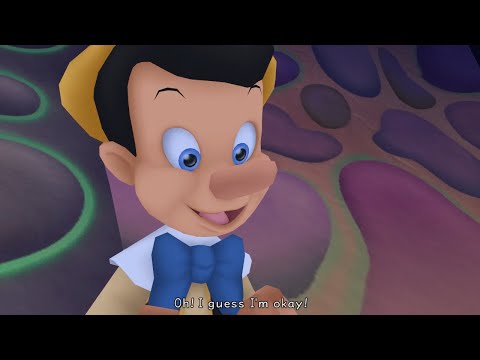 Kingdom Hearts Part 8 Helping Pinocchio and Geppetto escape Monstro