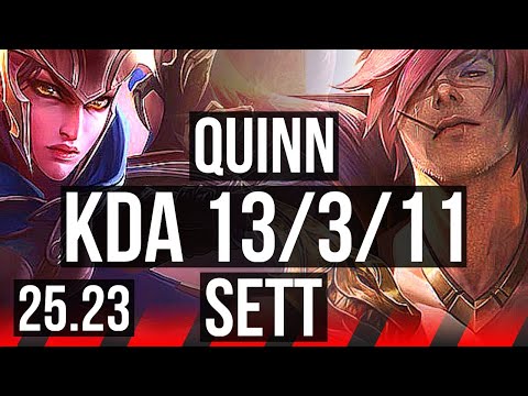 QUINN vs SETT (TOP) | 13/3/11 | EUW Master | 25.23