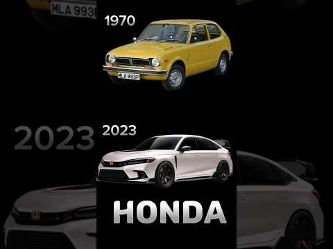 Thumbnail for Evolution of Honda Civic Cars 1970 - 2023 #Honda #civic 🙄 by Hatchback, Fuel efficiency, VTEC, Car, Subcompact car, Van, Honda Civic