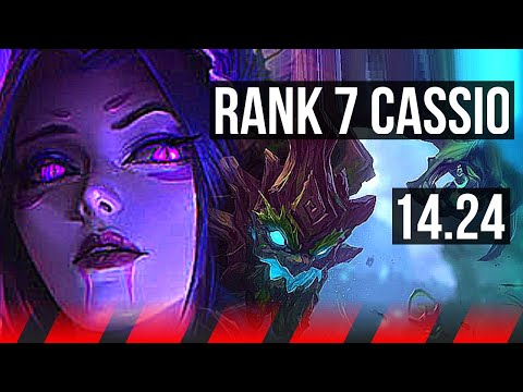 CASSIOPEIA vs MAOKAI (TOP) | Rank 7 Cassio, 700+ games | KR Challenger | 14.24