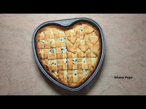 CROSTATA ROMANTICA CON RICOTTA -PER SAN VALENTINO-