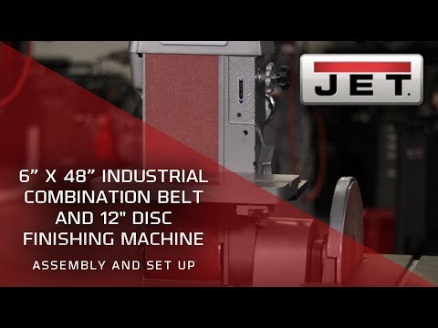 JET 414551 Combination Belt and Disc Finishing Machine- Assembly and Set Up
