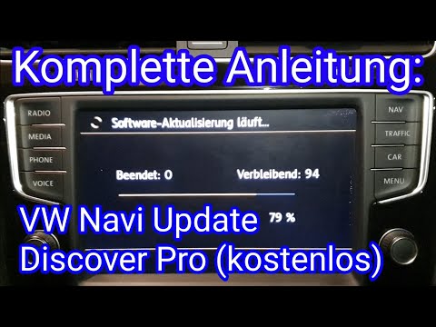 Anleitung: VW Navi Update 2021 (kostenlos) in deutsch - Discover Pro von Volkswagen