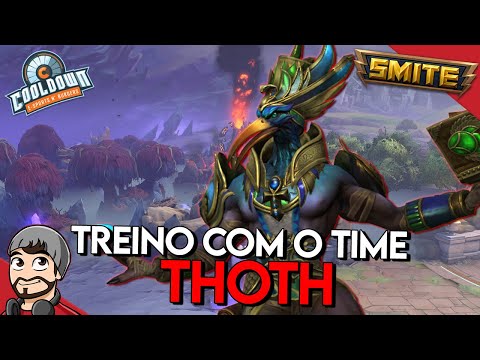 TREINO COM O TIME - THOTH MID - Scrim Conquista - ⚡ Smite BR