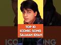Top 10 Iconic Songs Shahrukh Khan Shortvideo
