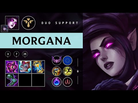 Morgana Support vs Rakan - EUW Master Patch 25.22