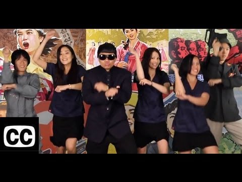 江南style》模仿秀（字幕）《厲害的鑰匙》。 (Gangnam Style parody (subtitles) The Key of Awesome)