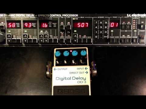 Boss DD-3 vs TC Electronic 2290 Digital Delay