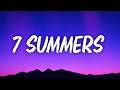 Morgan Wallen 7 Summers Lyrics