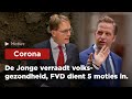 Pepijn van Houwelingen dient moties in: Geen discriminatie van ongevaccineerden!