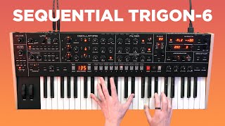 Video thumbnail for Sequential Trigon-6 : Analog Polyphonic Synthesizer : Sound Demo + Presets by Perfect Circuit