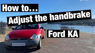 Ford Ka Handbrake Cable Adjustment